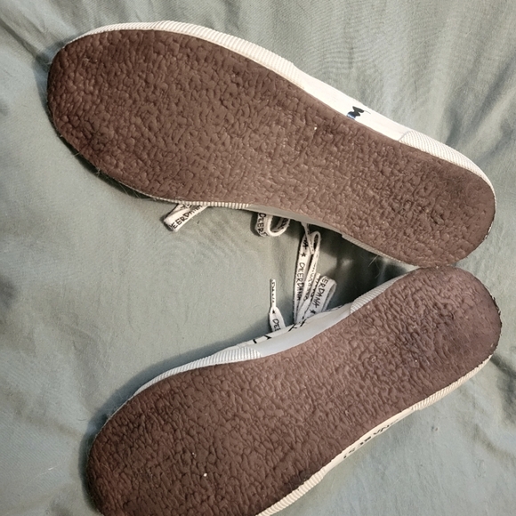 Superga + Deer Dana SNAKES! Black & White Sneakers, Womens EU 42.5, US 11-11.5 - Picture 7 of 7